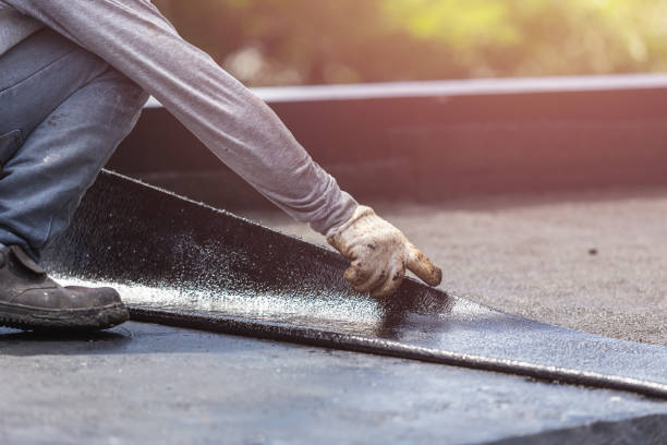 Professional Basement Waterproofing technician working in Greenfield, OH